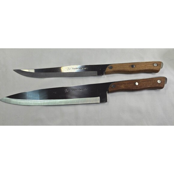 Vintage 11 Kitchen Knife Mixed Lot Washington Forge Master Carver Maxam Russell - Picture 12 of 16